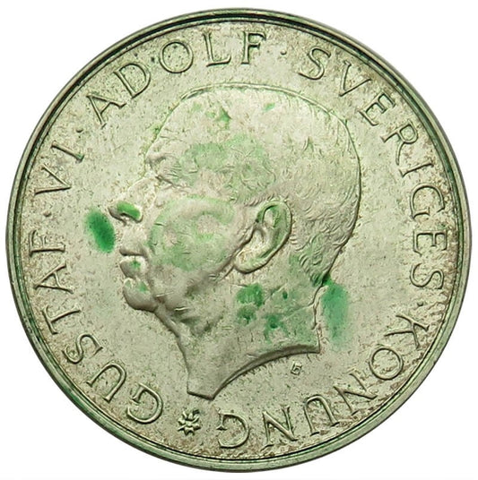 Szwecja 10 koron, 1972 90. rocznica urodzin Gustawa VI Adolfa