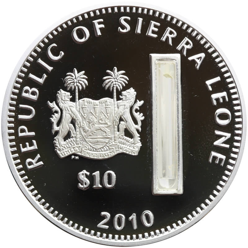 10 dolarów, Sierra Leone, Kaplica Łask w Altötting, 2010, srebro