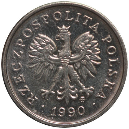 10 groszy, 1990, stan 1-