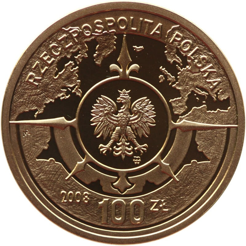 100 zł 400. rocznica polskiego osadnictwa w Ameryce