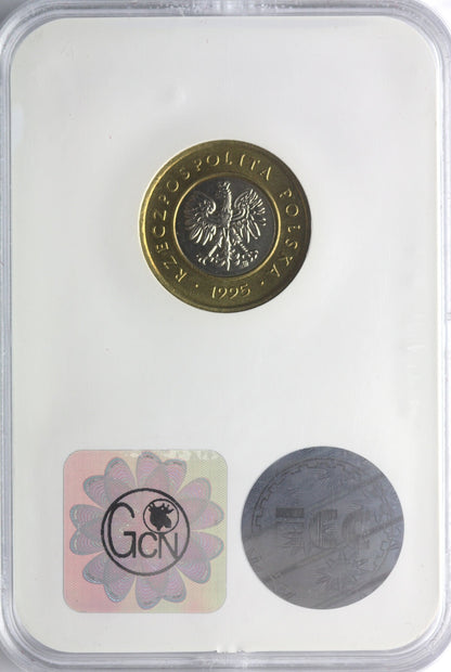 2 złote obiegowe, 1995, GCN MS66