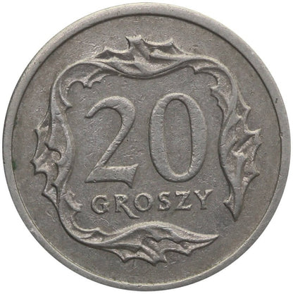 Destrukt, 20 groszy 2001, skrętka w lewo 35 stopni, st. 3