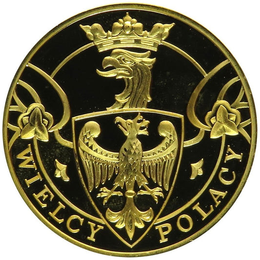 Medal, Wielcy Polacy, Marszałek Józef Piłsudski, certyfikat