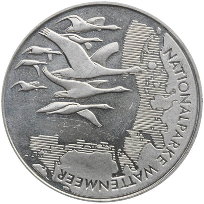 Niemcy 10 euro, 2004 Park Narodowy Dolnosaksońskiego Morza Wattowego, srebro