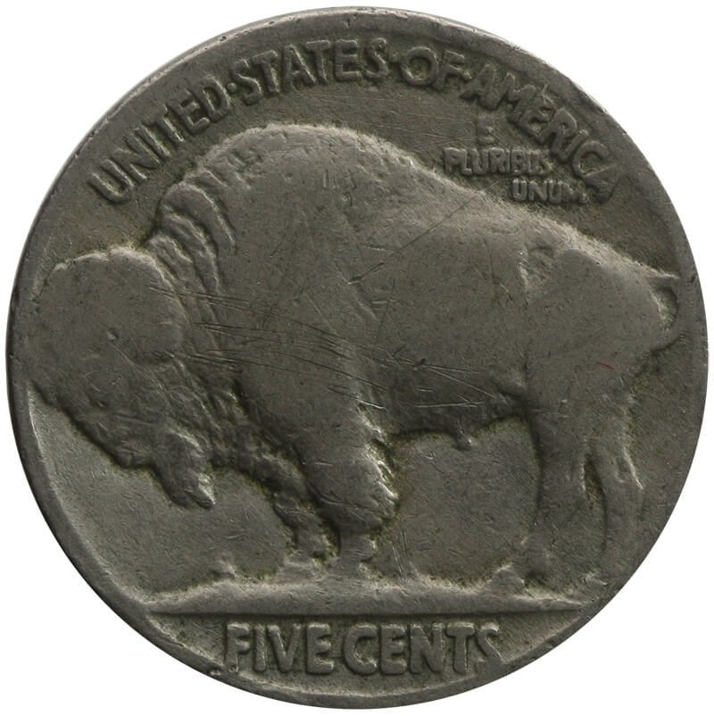 USA 5 centów głowa Indianina / bizon