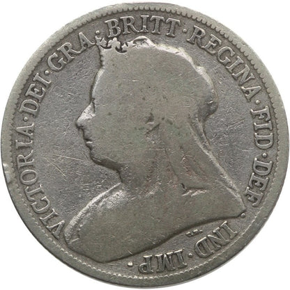 Wielka Brytania 1 szyling, 1898, srebro