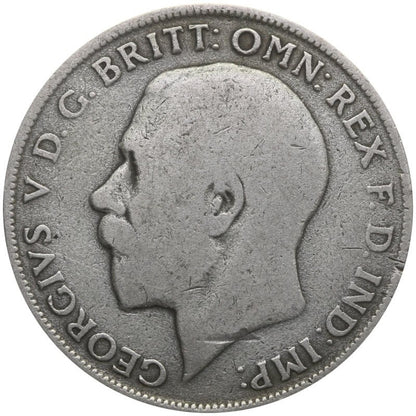 Wielka Brytania 2 szylingi (floren, florin), 1921, srebro